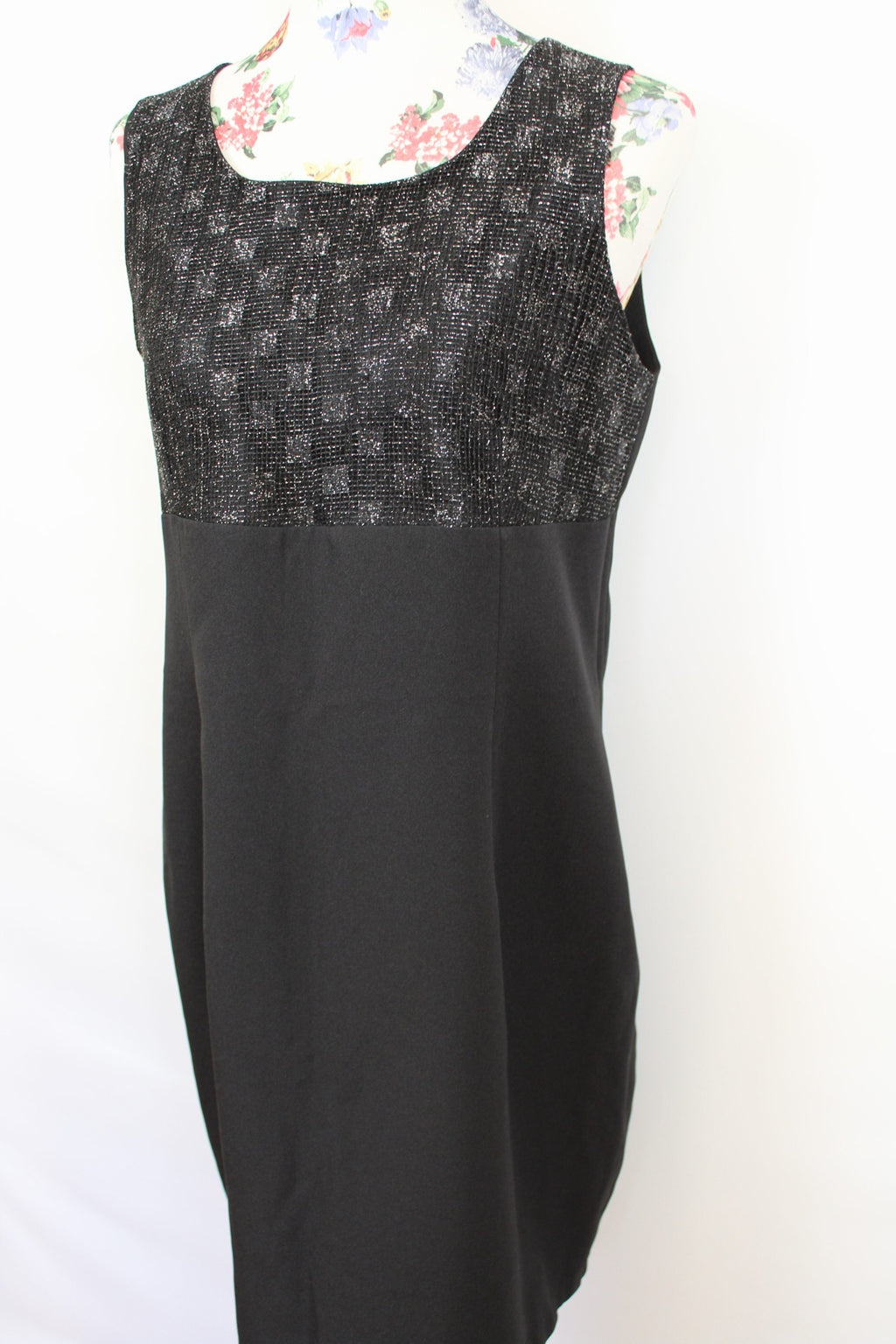 ✨Ensemble de soirée noir vintage 90s - robe + Boléro manches pailletées✨