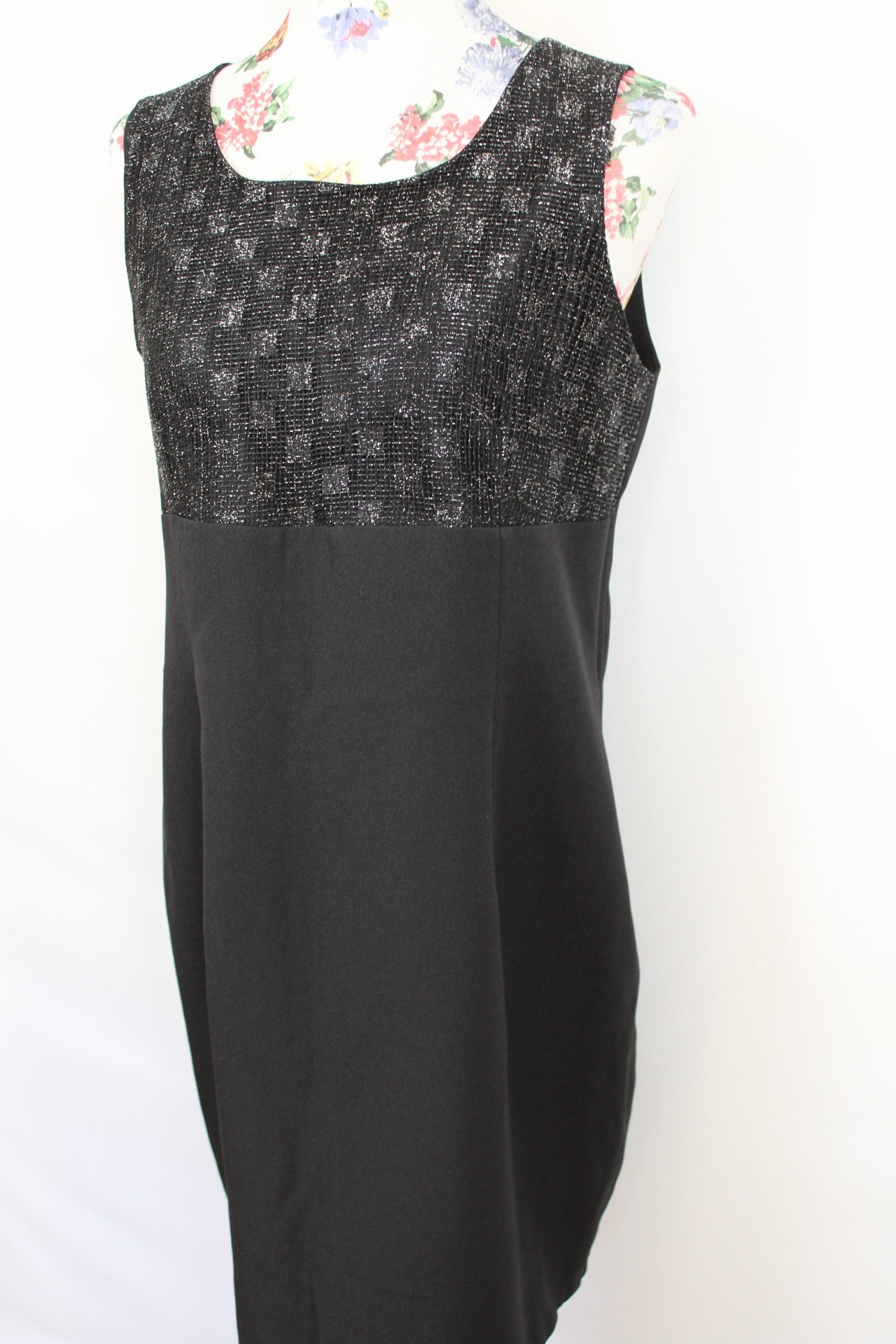 ✨Ensemble de soirée noir vintage 90s - robe + Boléro manches pailletées✨