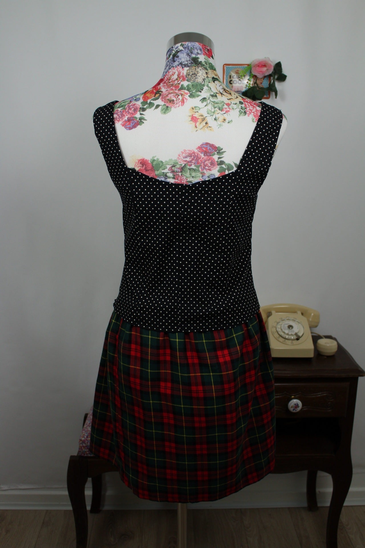 🌸🍒Débardeur Y2k 2000s Ici et Maintenant style rétro pin-up romantique - Taille 36🍒🌸