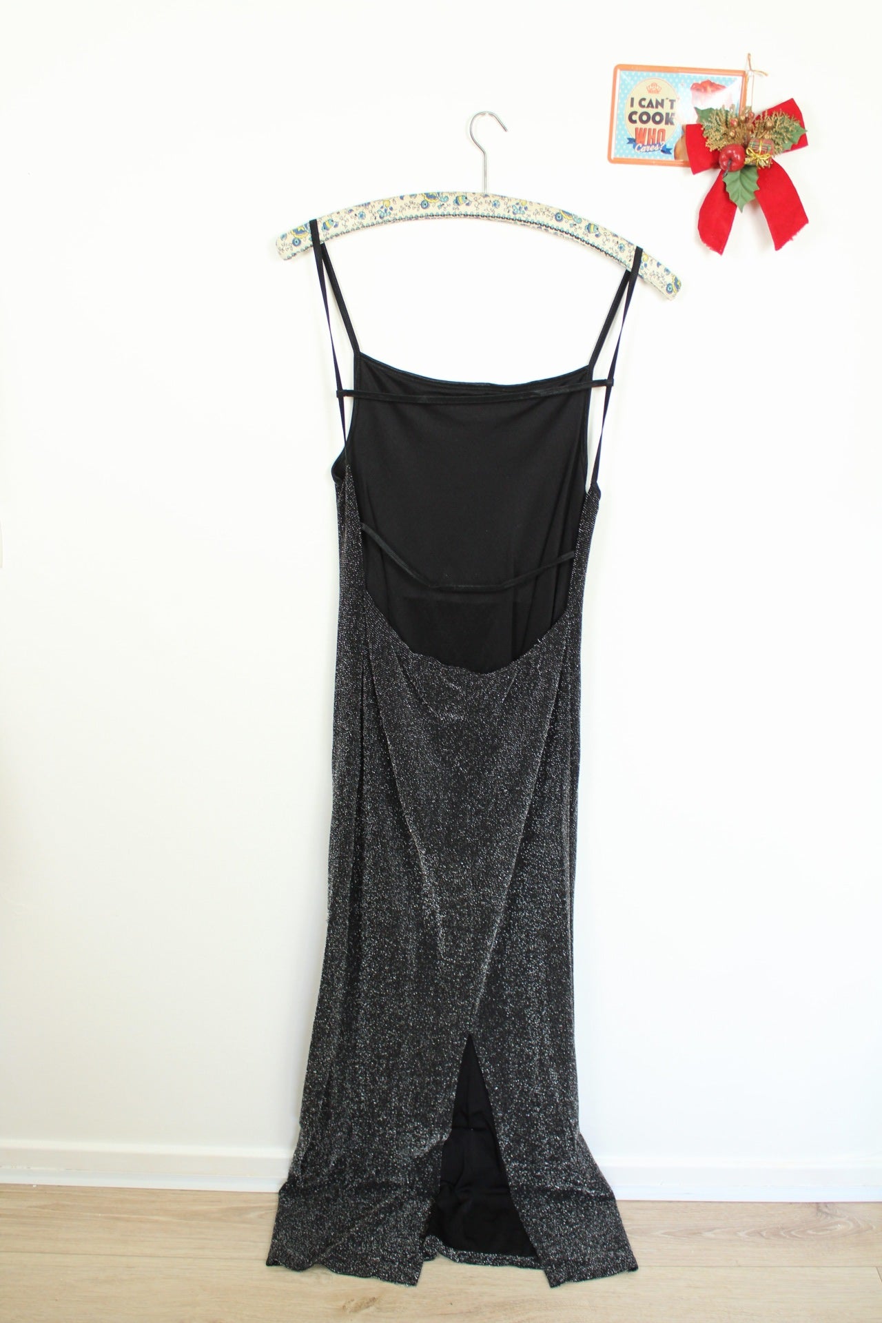 ✨Robe longue glitter fendue - silhouette Hollywood pour les fêtes✨