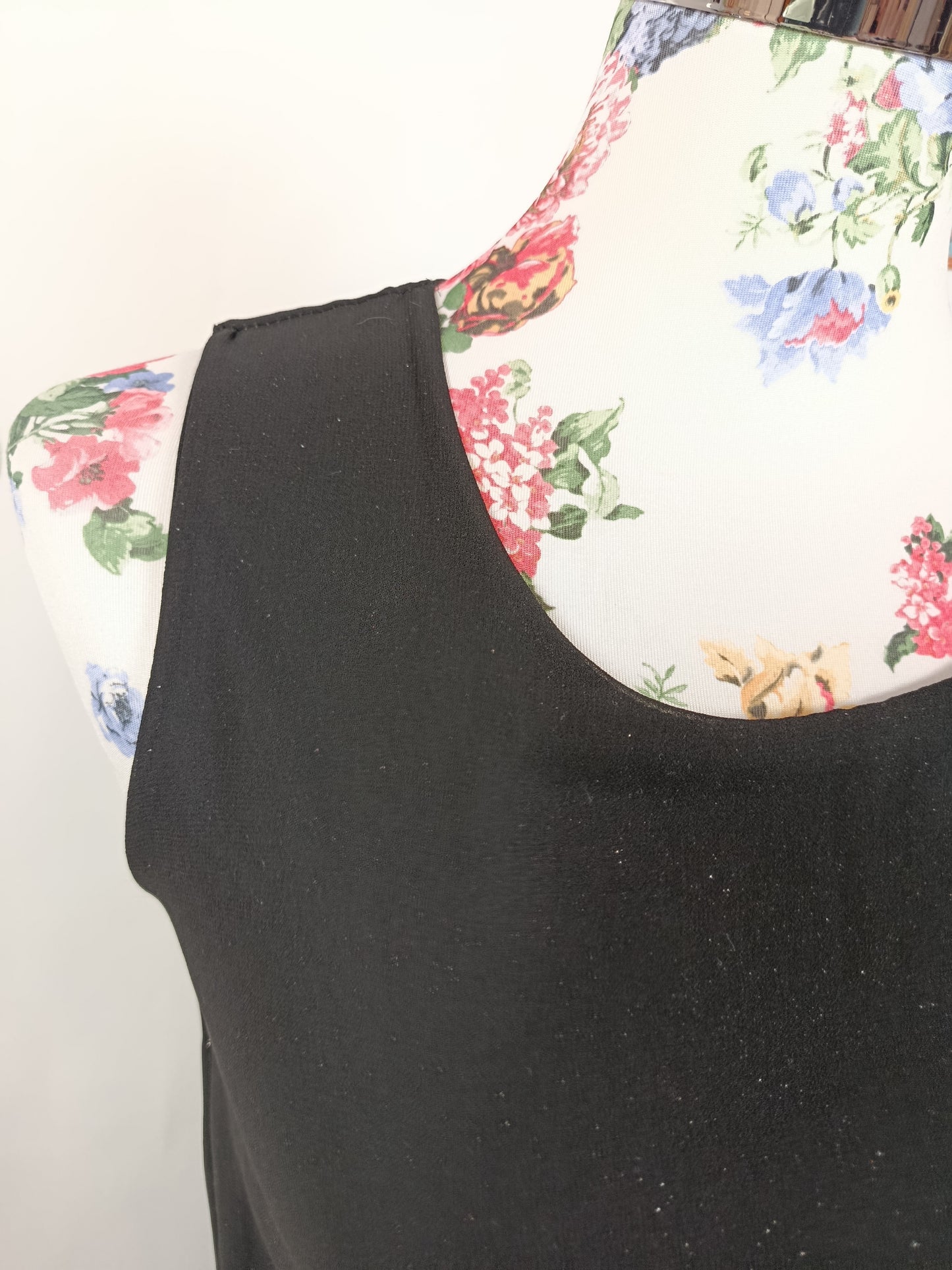 🌸🍒Robe noire patineuse à paillettes années 2000 Y2k - Taille 34/36🍒🌸