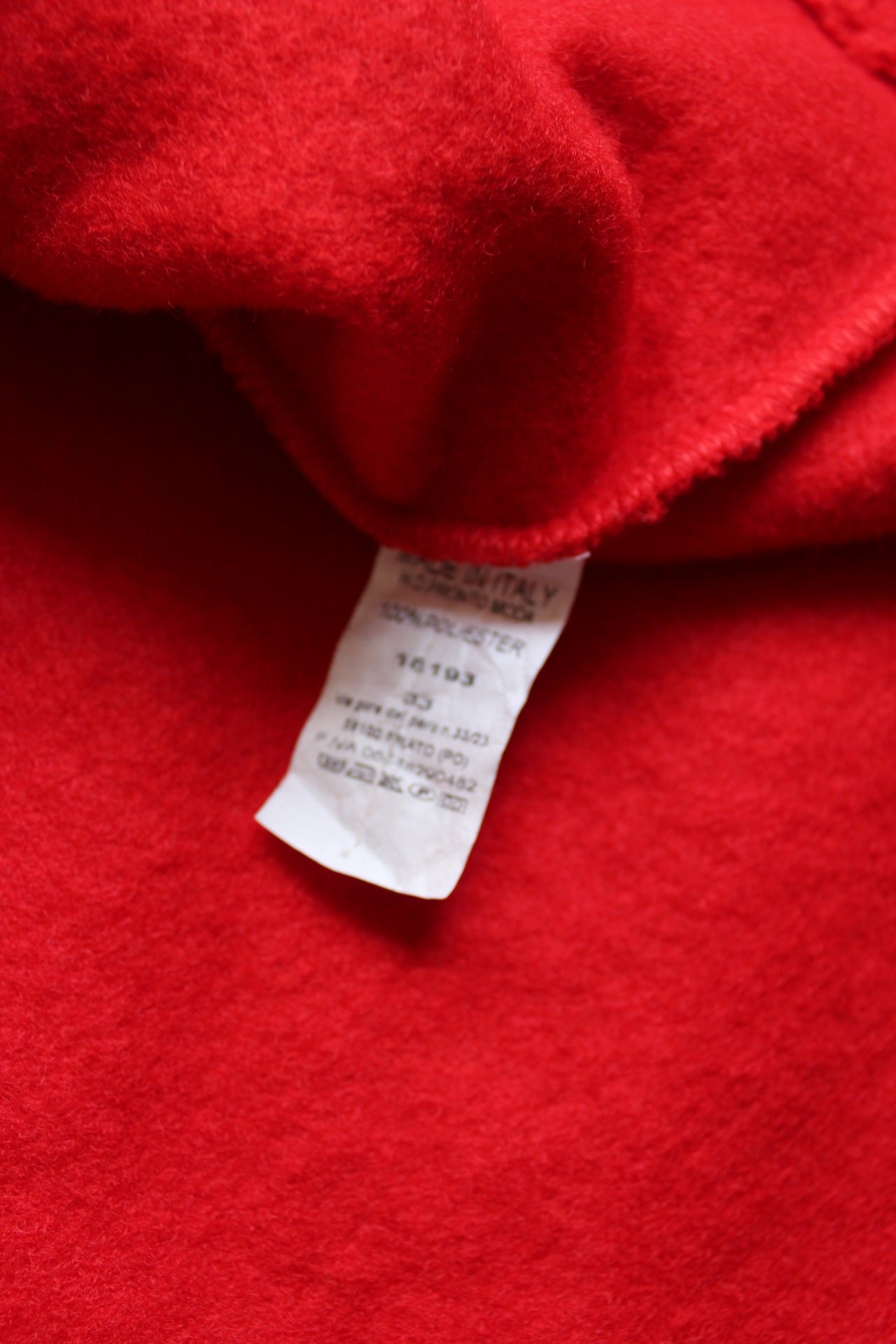 🌸Cardigan rouge bouclé 80's - style Jackie O - made in Italy🍒