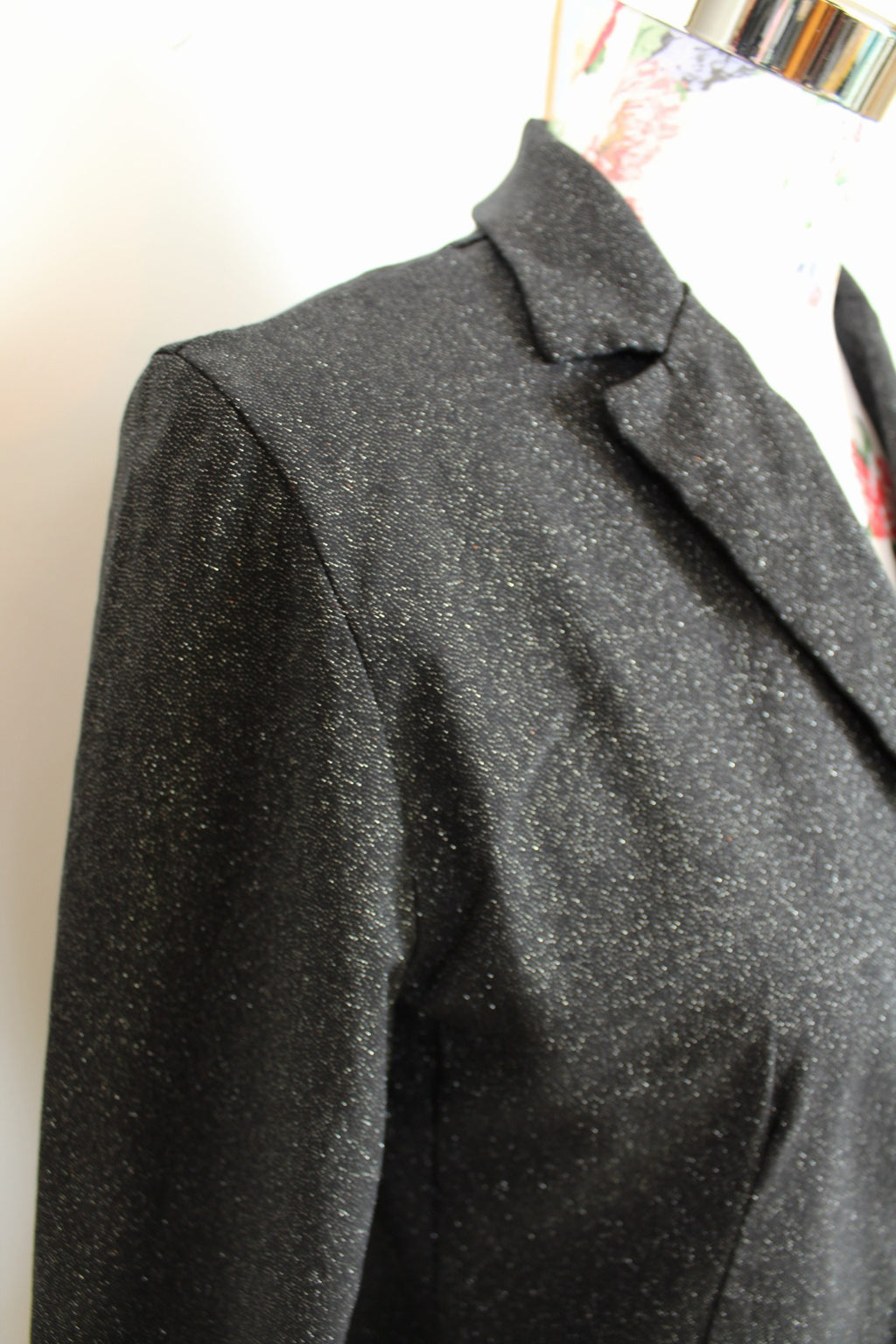 ✨Blazer noir pailleté - N.Y by MLD - made in France chic fêtes✨