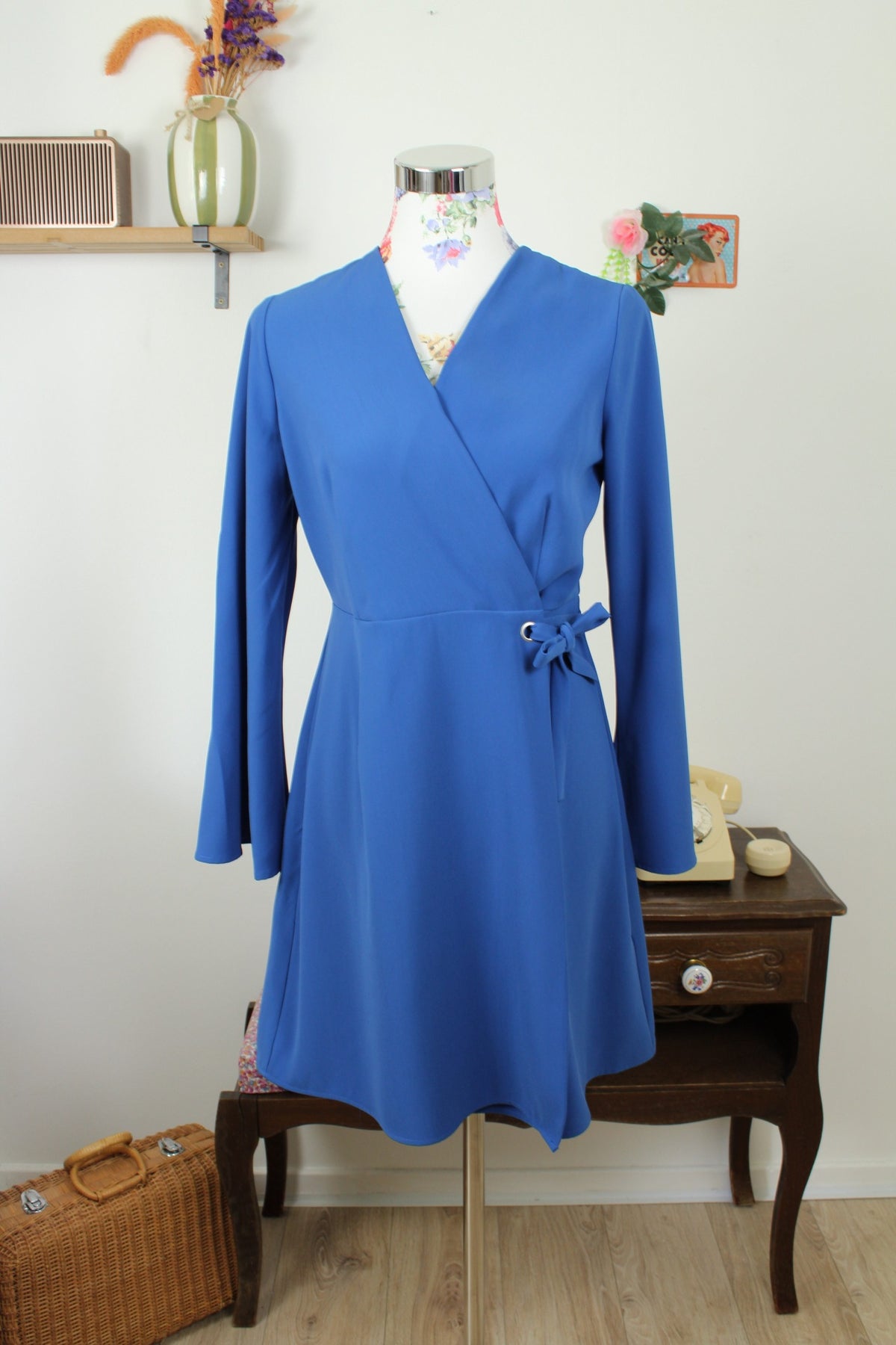 Robe portefeuille Rick Cardona New York bleu pep's - Taille 36/38