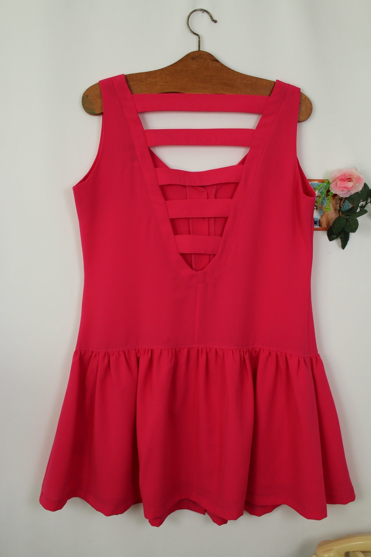 🌸🍒Robe rétro Pepaloves rose bonbon esprit pin-up - Taille 40🍒🌸