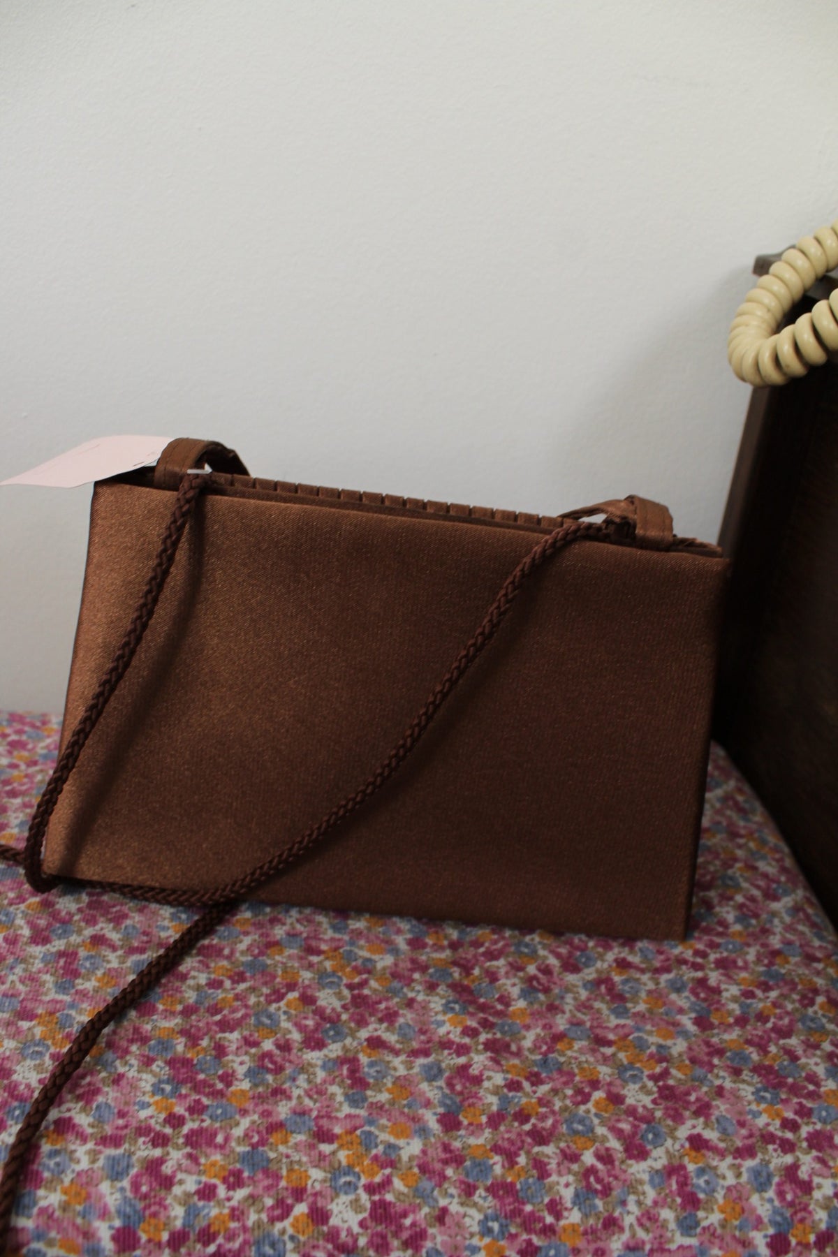 🌸🍒Sac rétro bronze plissé style pin-up chic🍒🌸