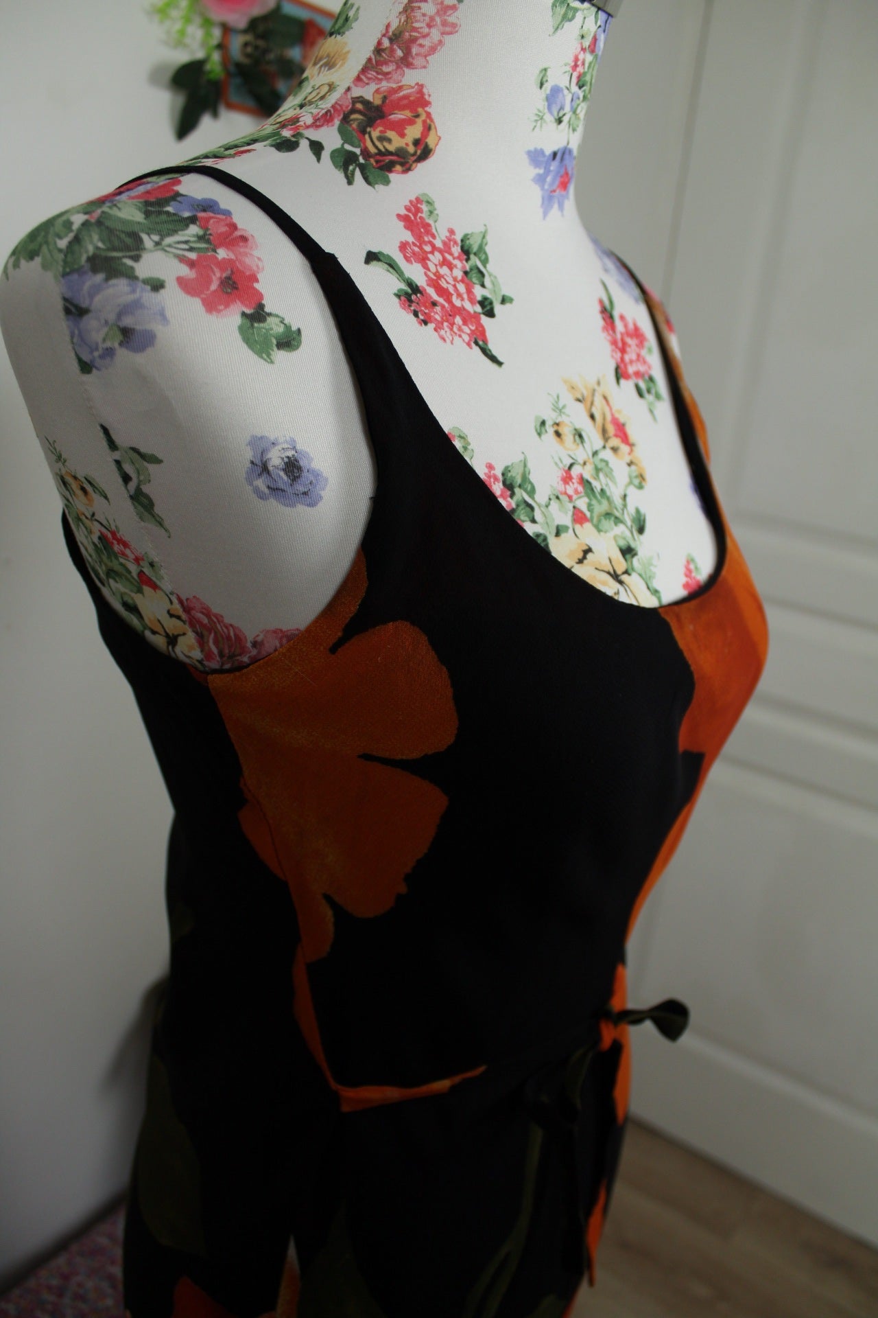 🌸🍒Robe vintage 90's bohème fleurs XXL - Taille 38🍒🌸
