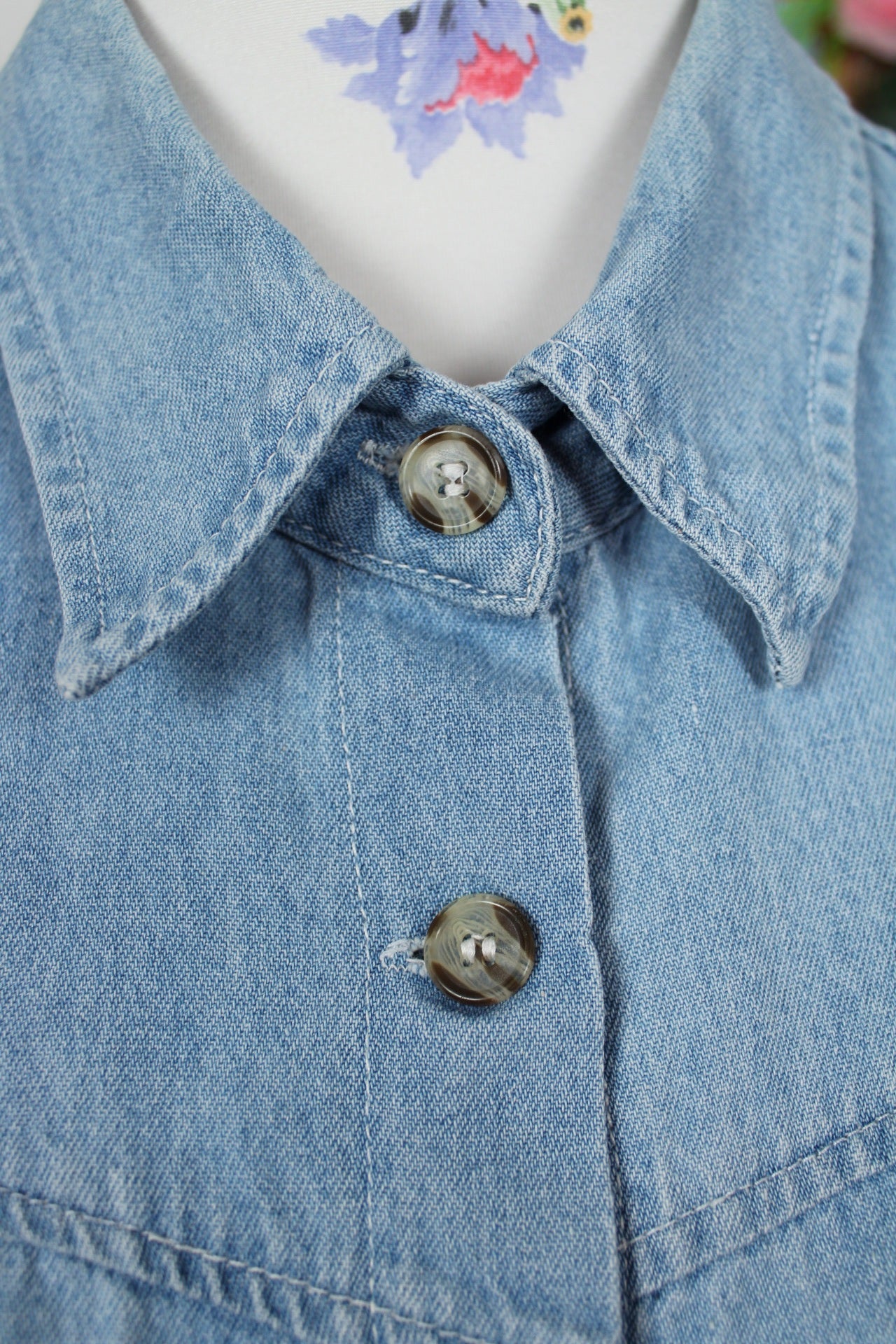 🌸🍒Robe longue en jean vintage 90's Vincenzo 100% coton - Taille 36 / petit 38🍒🌸