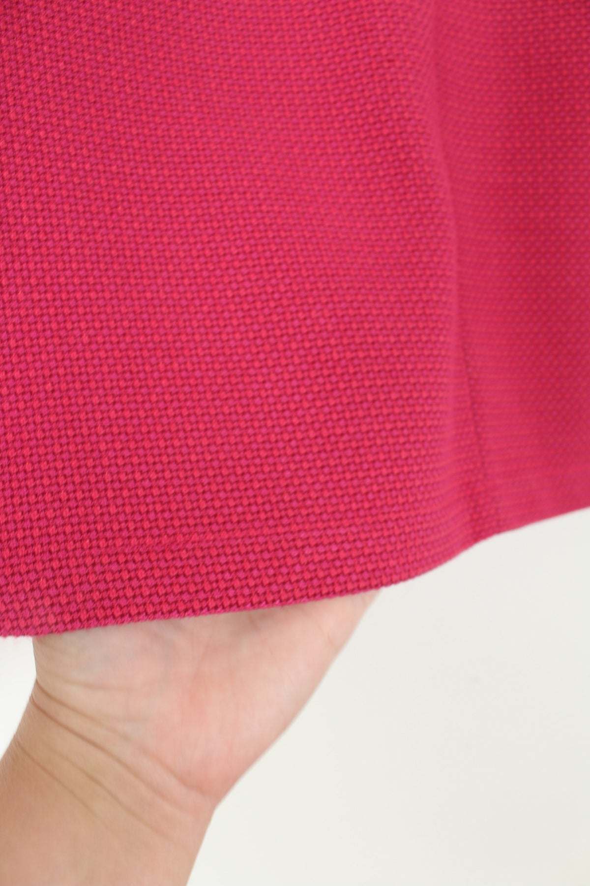 Jupe rose framboise Capsule - tissée façon portefeuille- Taille 38