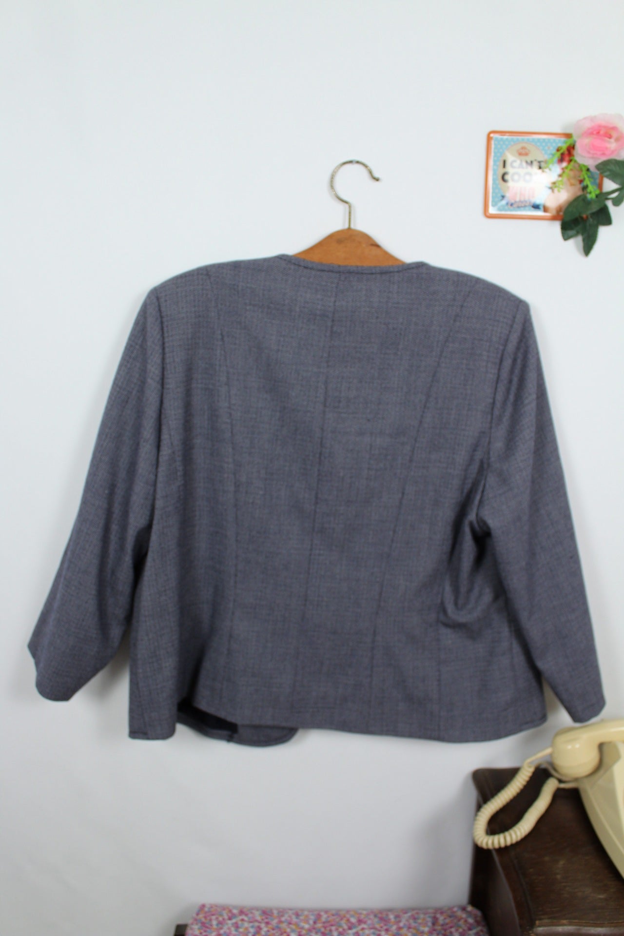 🌸🍒Veste vintage Weill 80/90s en laine - boutons calèche iconiques - chic parisien - Taille 42/44🍒🌸
