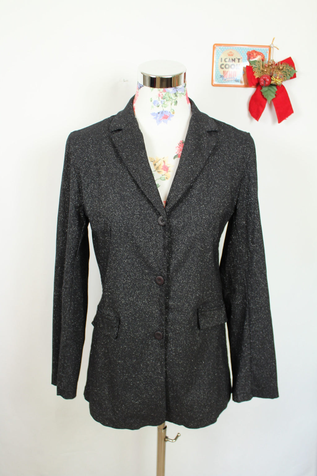 ✨Blazer noir pailleté - N.Y by MLD - made in France chic fêtes✨