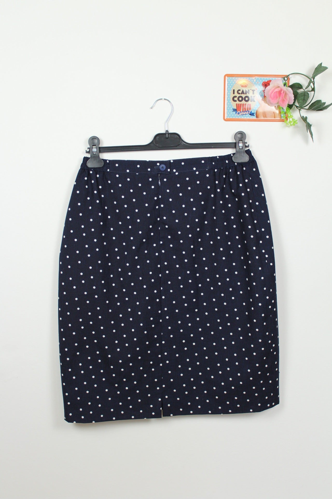 🌸Jupe crayon vintage 80's à pois - style pin-up🍒