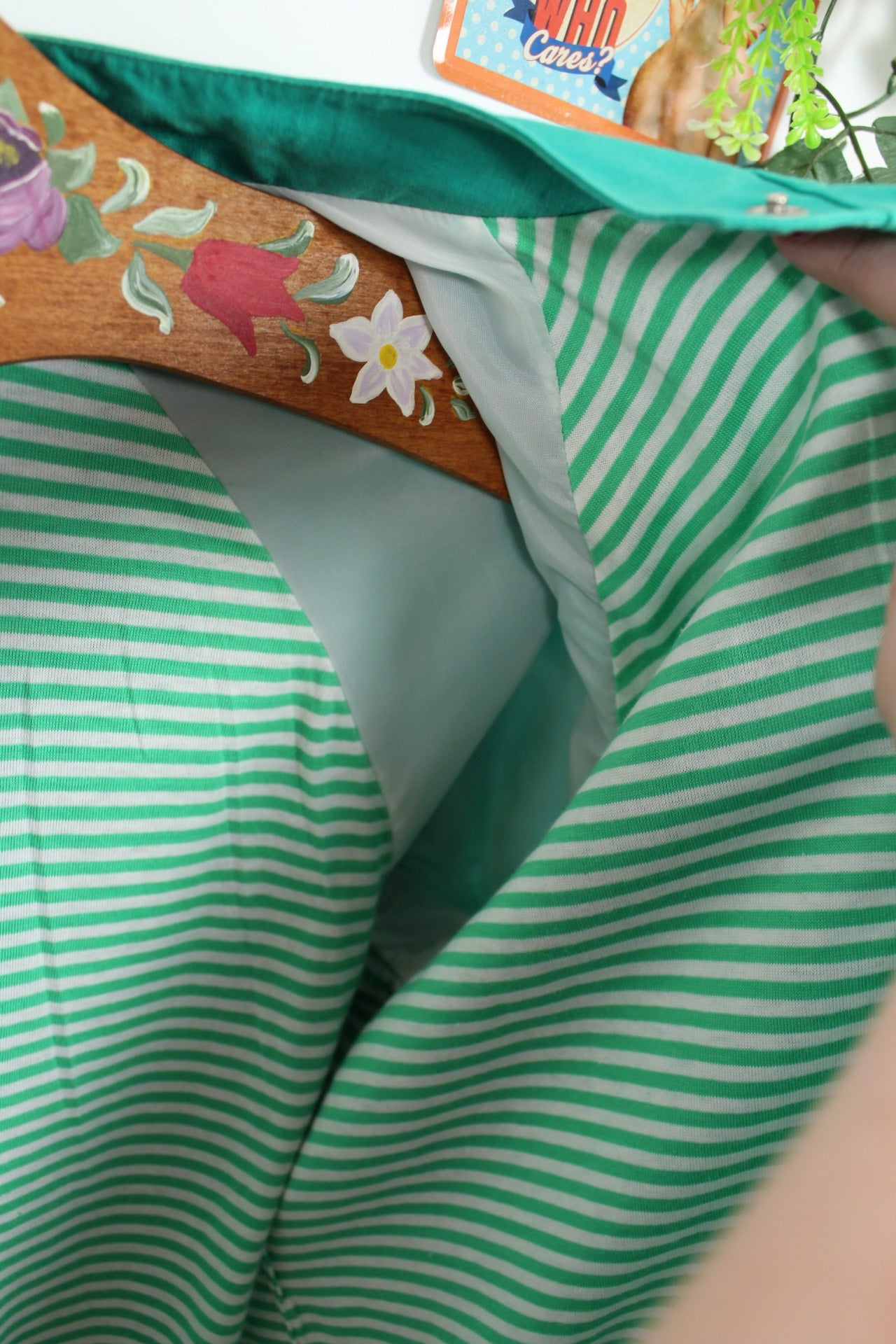 🌸🍒Veste vintage verte 80's en coton esprit bomber - Taille 38/40🍒🌸