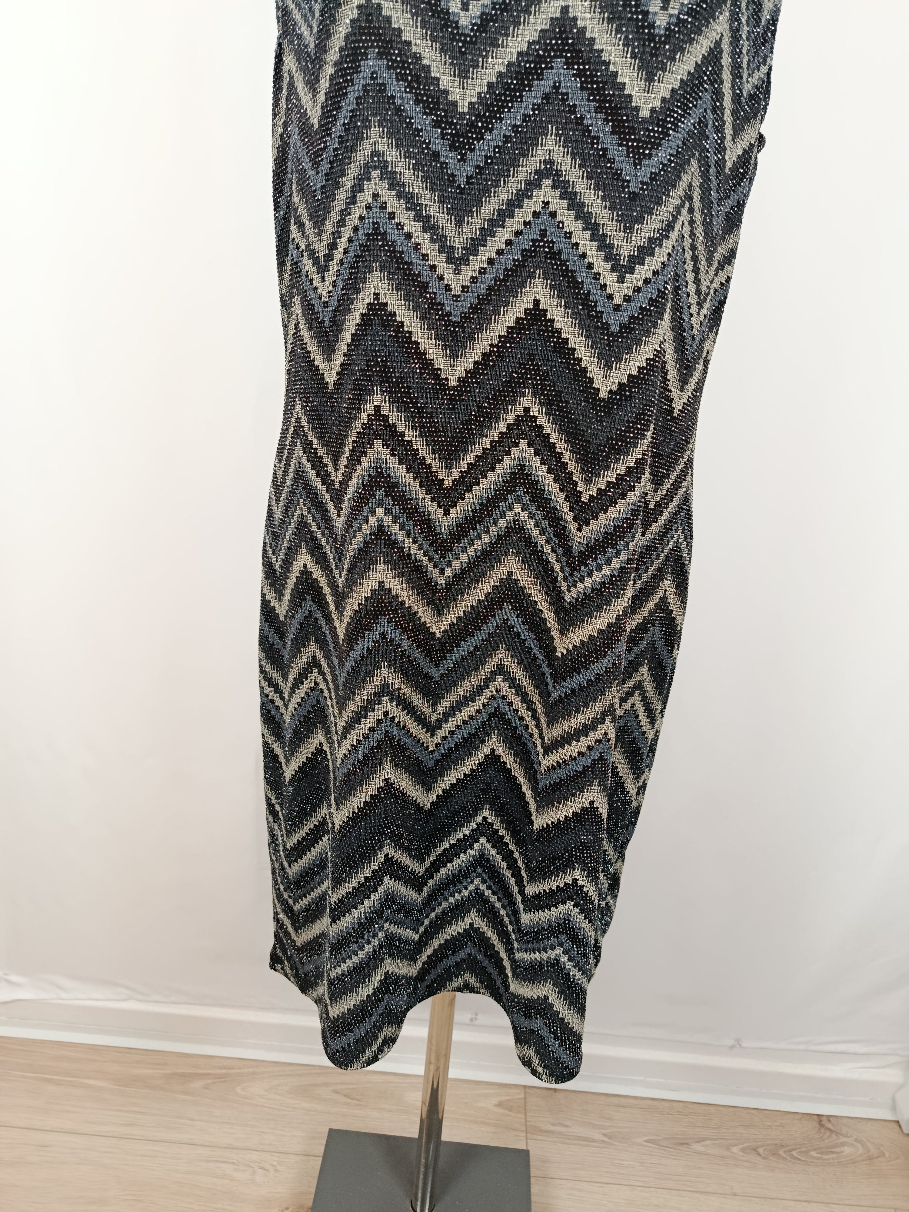 ✨Robe de soirée  stretch zigzag glitter spéciale fêtes✨