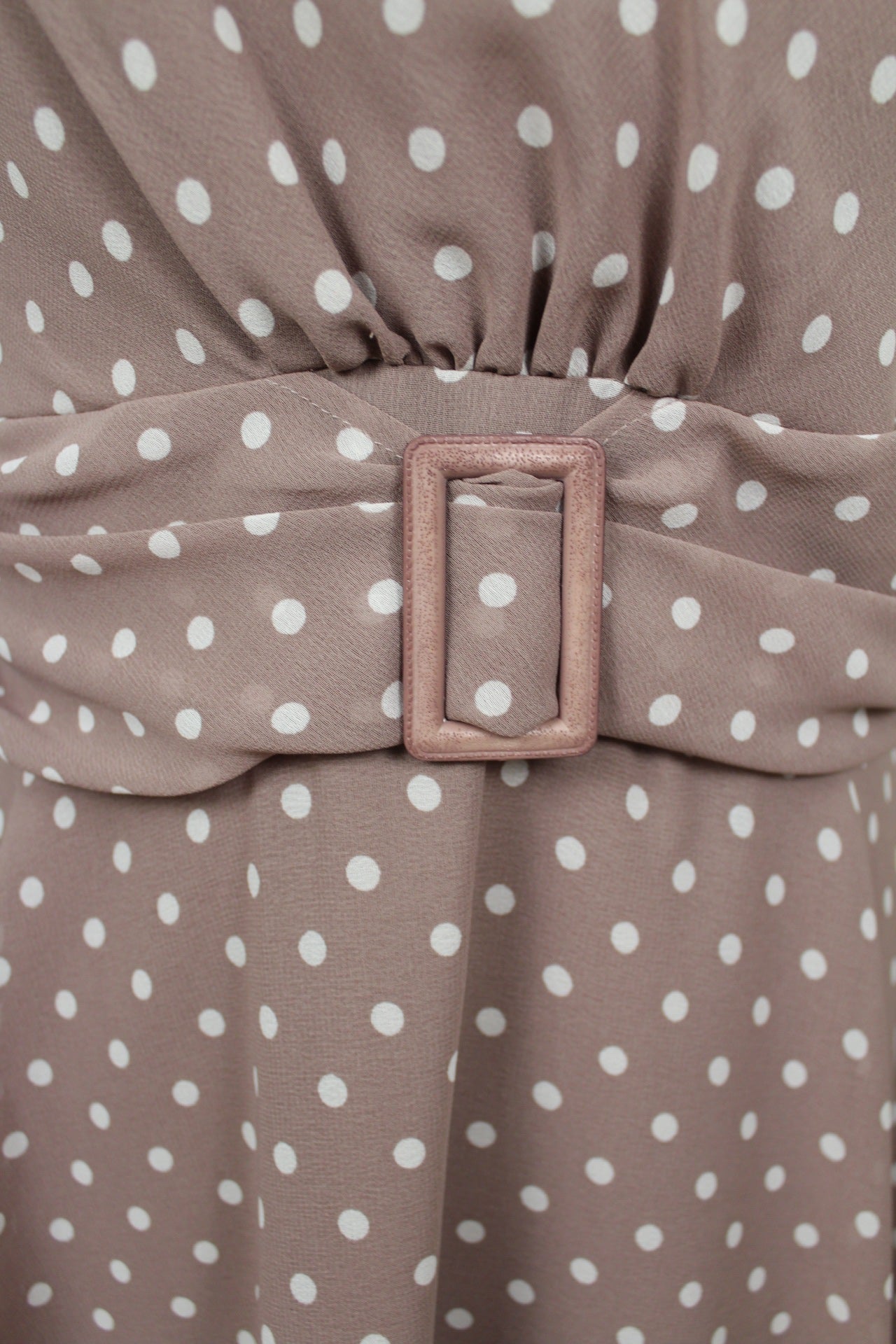 🌸🍒Robe vintage 80/90's à pois style pin-up avec ceinture intégrée - Taille 38🍒🌸