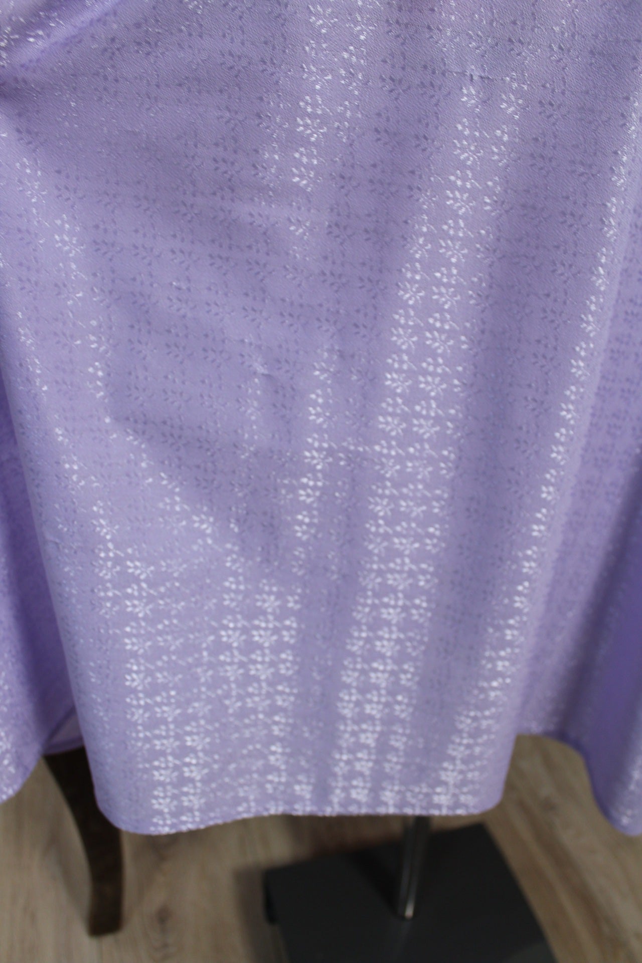 🌸🍒Robe vintage 80's Shiny Paris - lilas satiné & volants romantiques - Taille 38/40🍒🌸