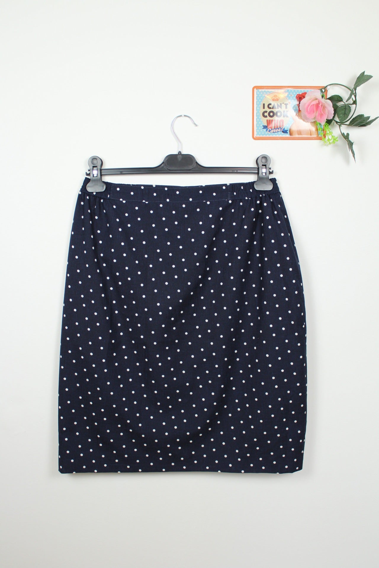 🌸Jupe crayon vintage 80's à pois - style pin-up🍒