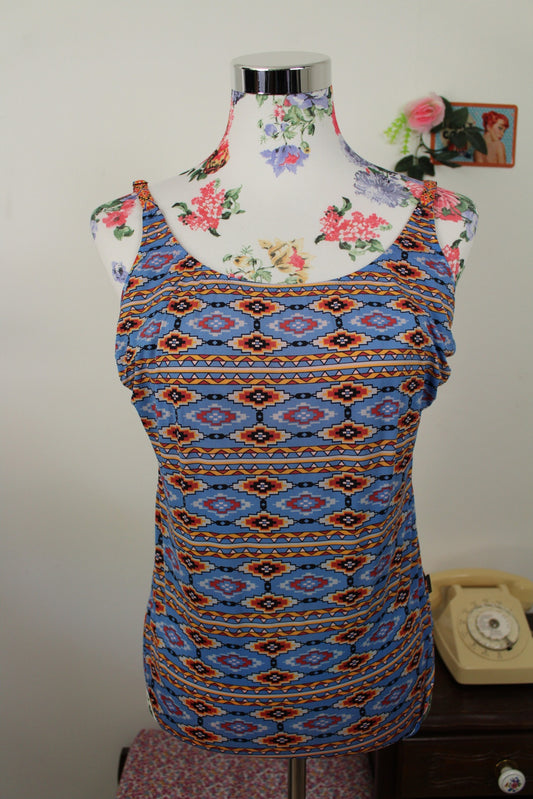 🌸🍒Maillot de bain 90's formes géométriques colorées - Taille 42/44🍒🌸