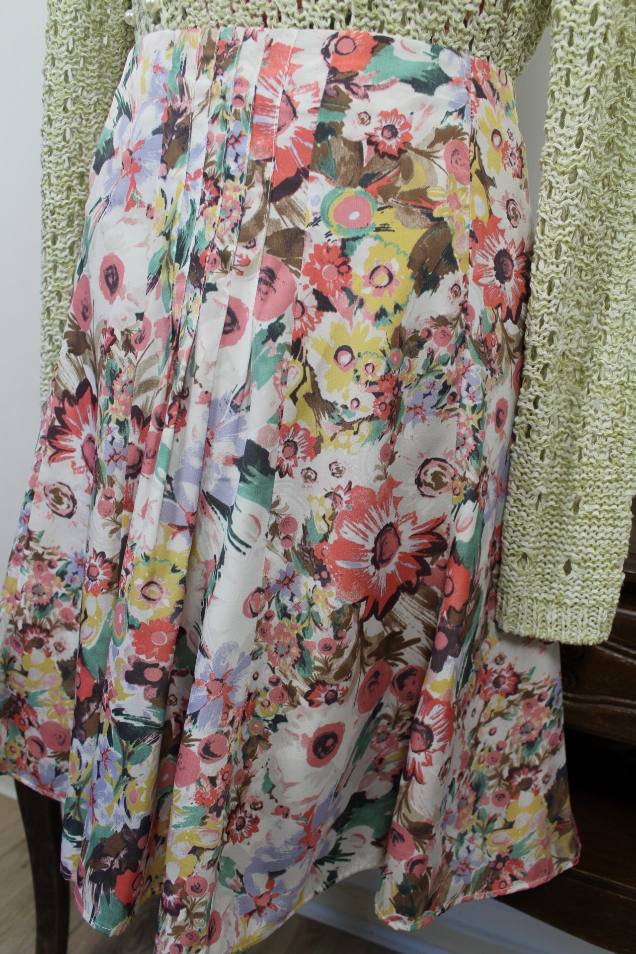 🌸🍒Jupe Burton printanière ultra fleurie - Taille 44🍒🌸