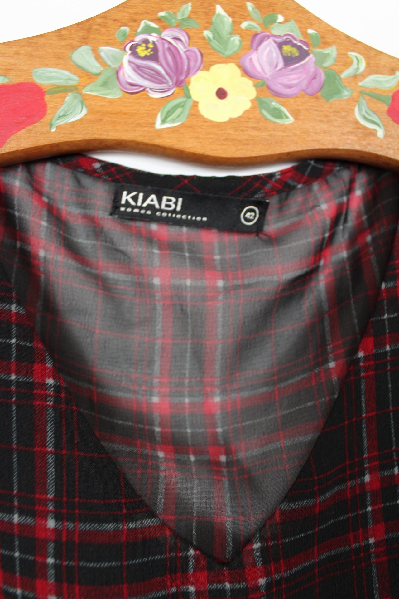 🍒🌸Robe vintage Kiabi 90s/2000s - carreaux pin-up rock & grunge chic - Taille 40🌸🍒