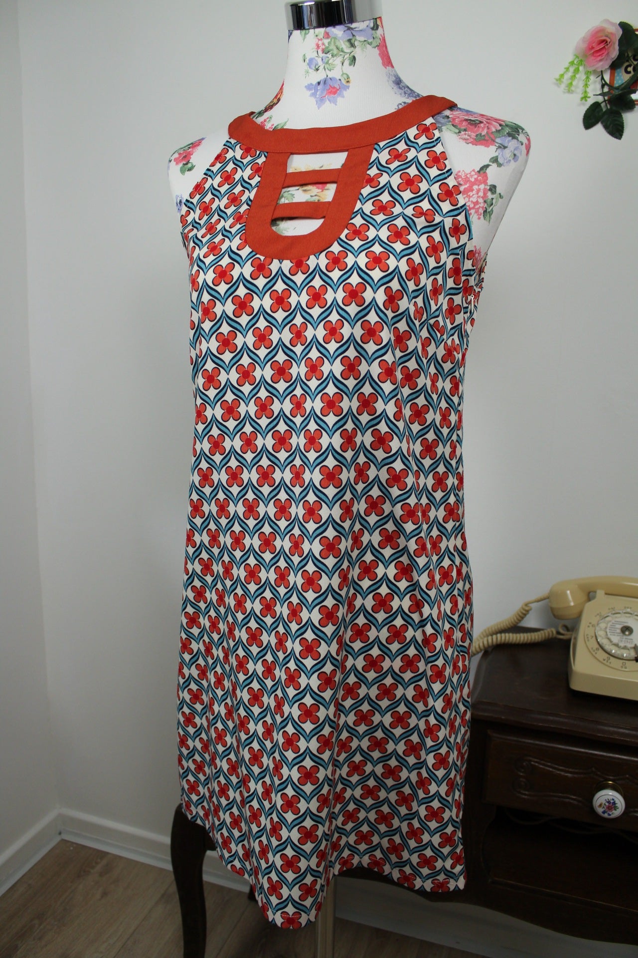 🌸🍒Robe tropicale Molly Bracken Ananas & fleurs des îles - Taille 36🍒🌸