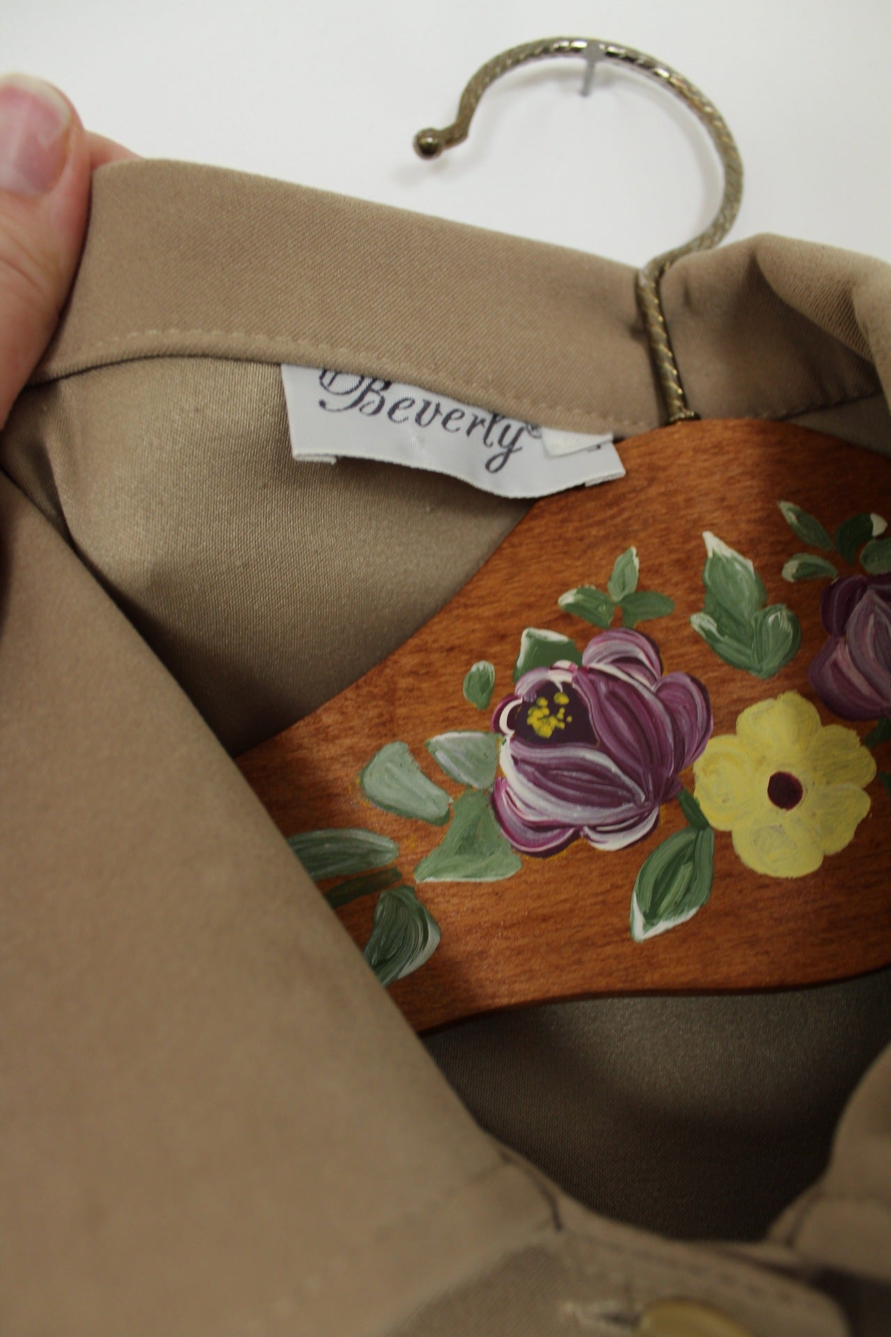 🌸🍒Veste chemise suédine vintage 90's mi saison/printemps - noeuds brodés - Taille 42/44🍒🌸