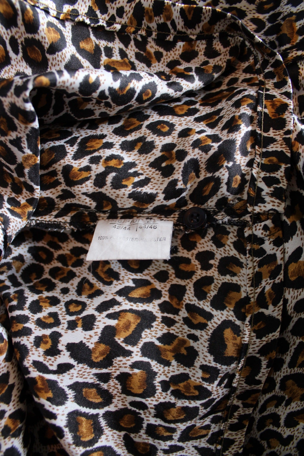 ✨Chemise vintage 90's imprimée léopard satiné✨