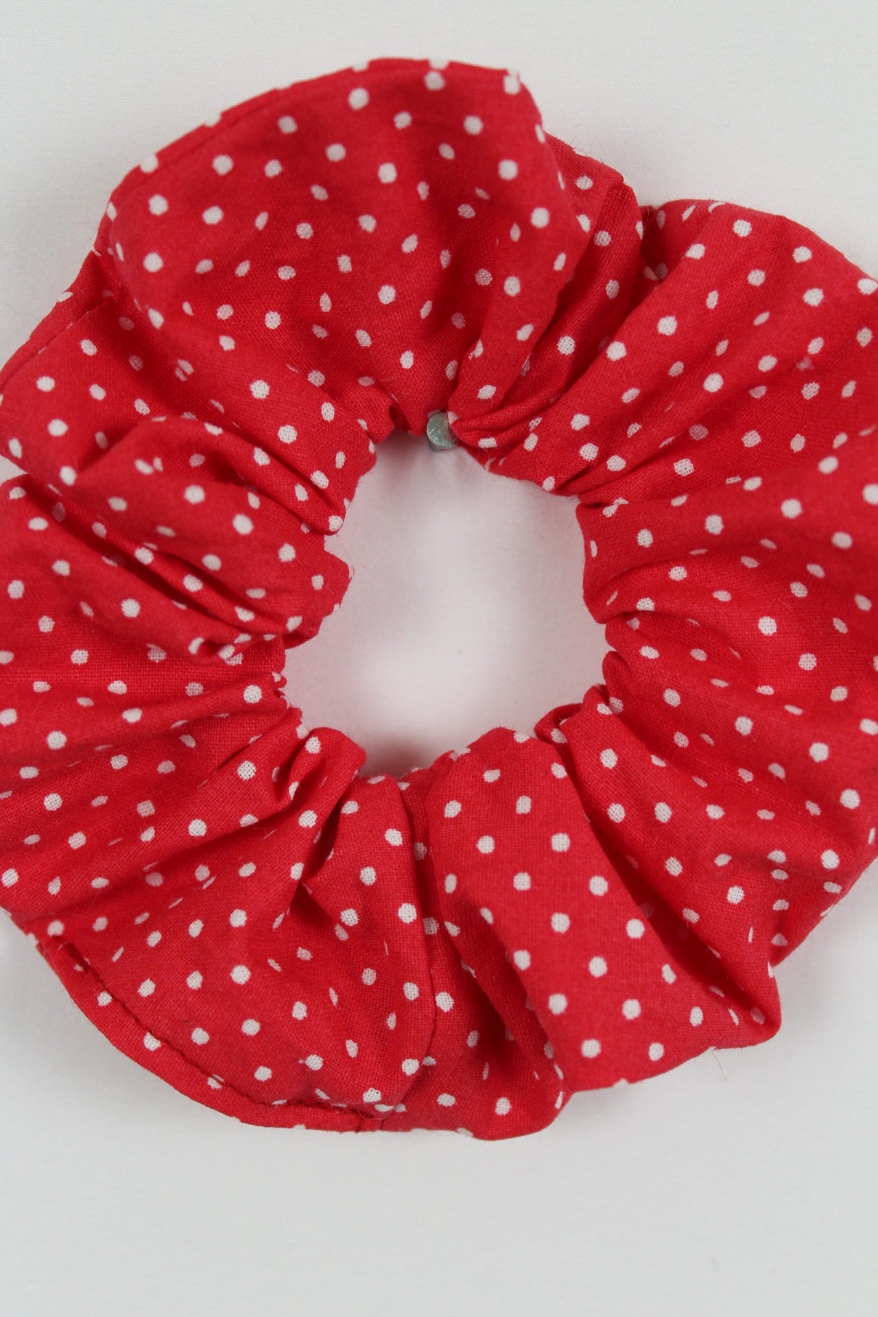 🎀Chouchou rouge à pois blancs pin-up/rockabilly🎀