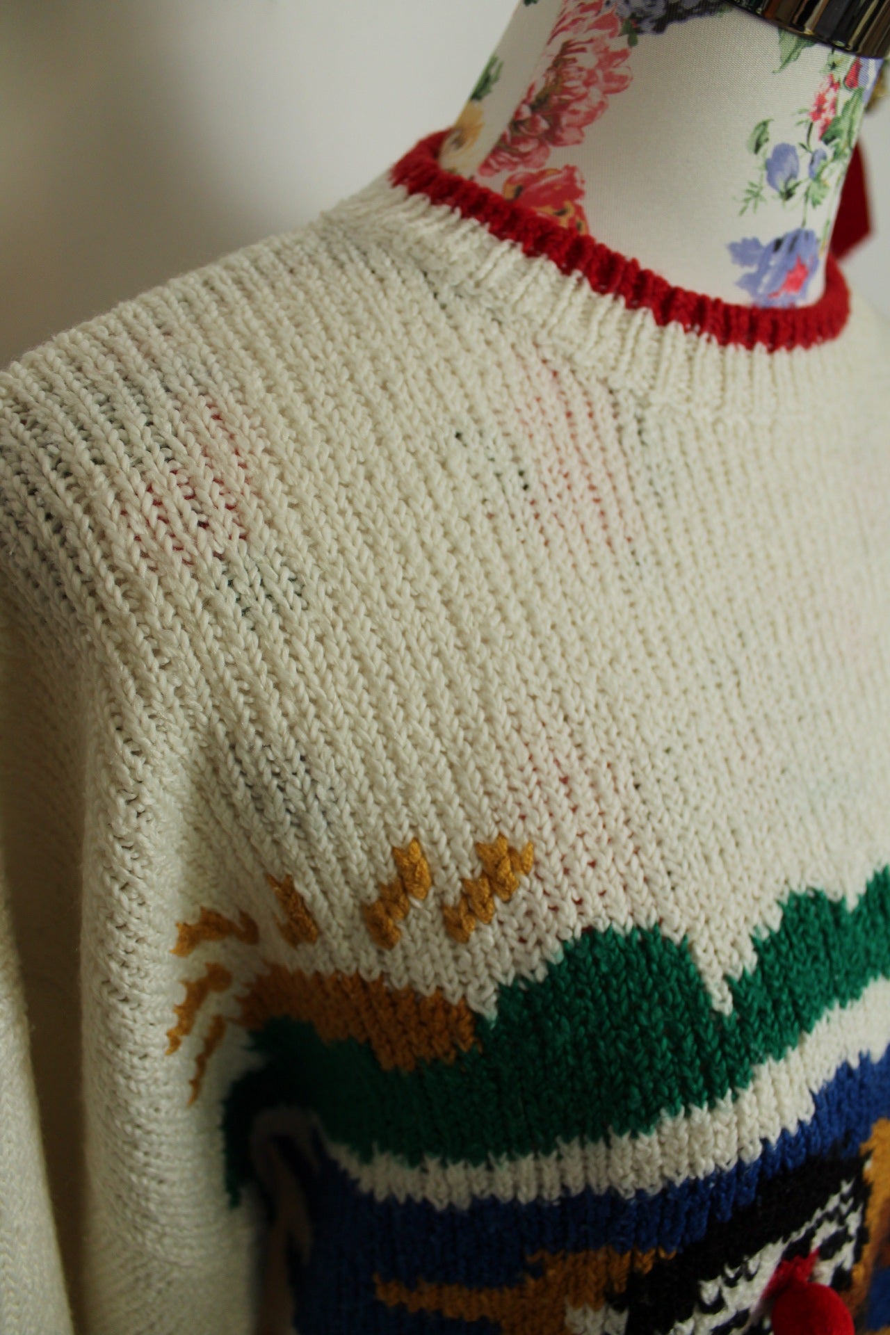 ✨Pull de Noël vintage 80's ultra original - esprit kitsch✨