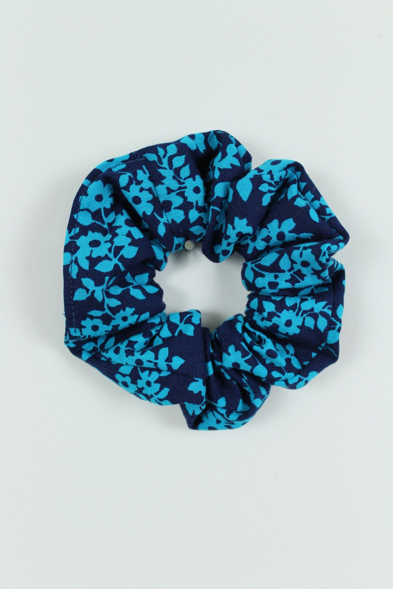 🎀Chouchou marine fleurs bleues pep's🎀