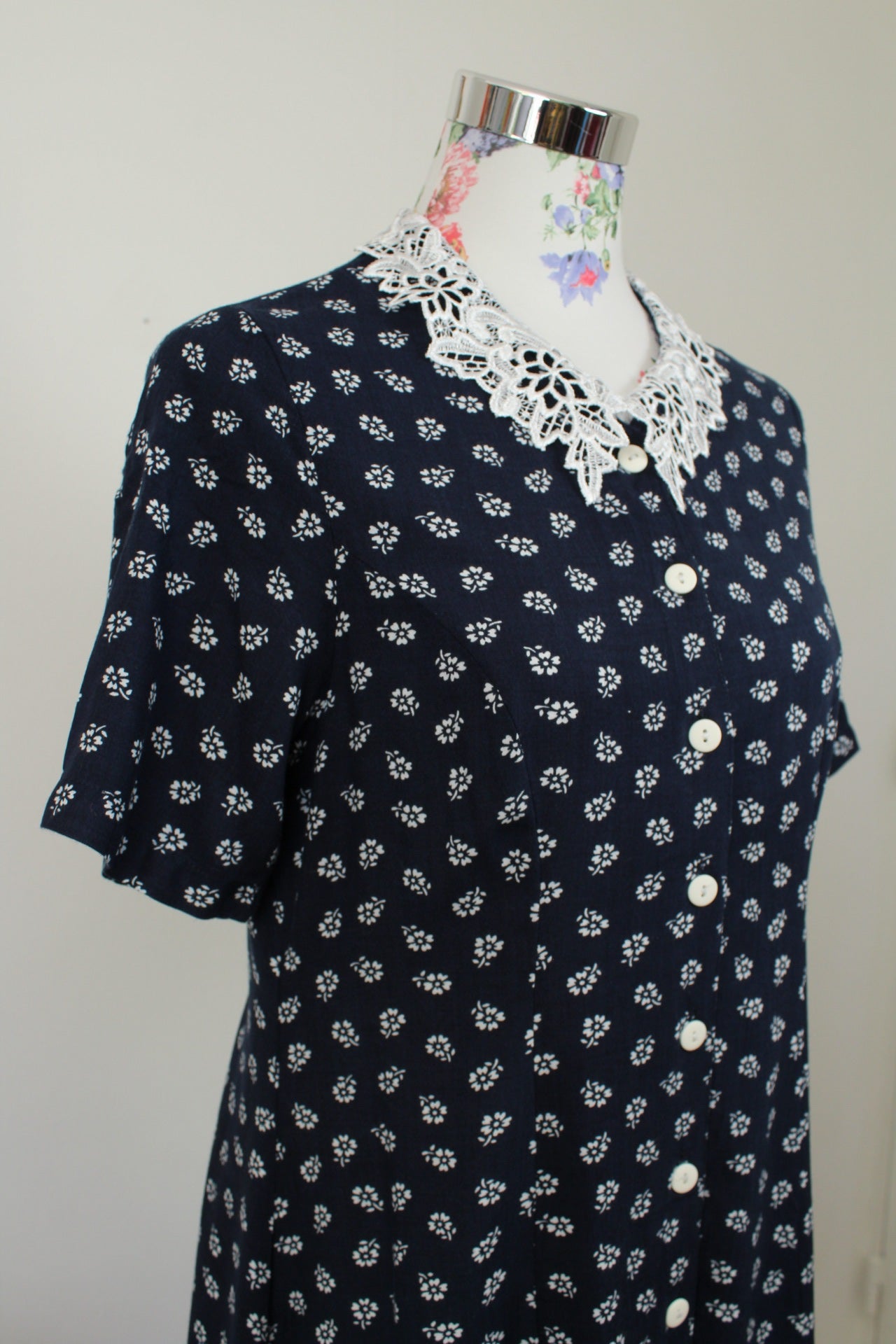 🌸🍒Robe vintage années 90 esprit tropicale & volants - Taille 38🍒🌸