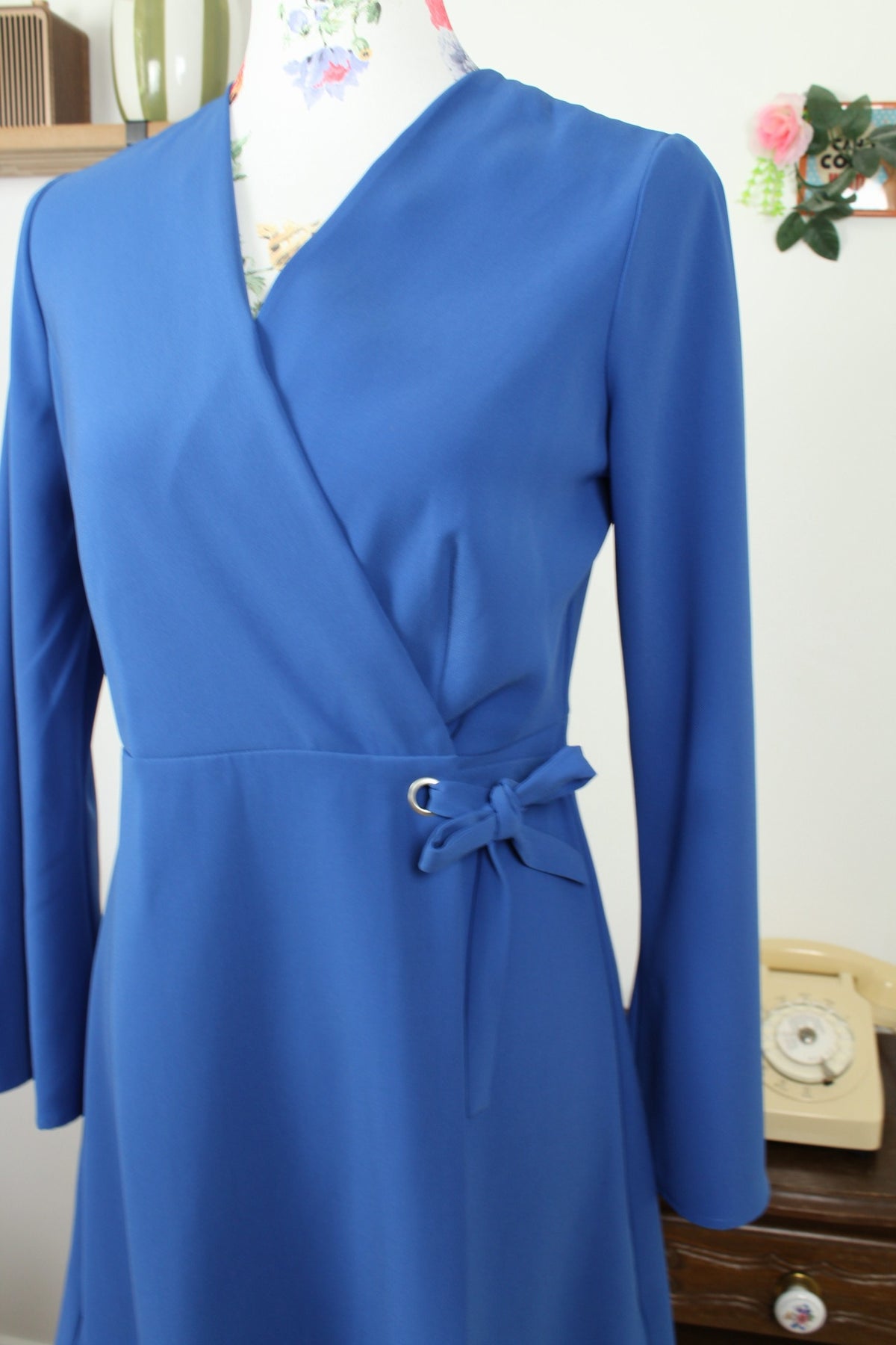 Robe portefeuille Rick Cardona New York bleu pep's - Taille 36/38