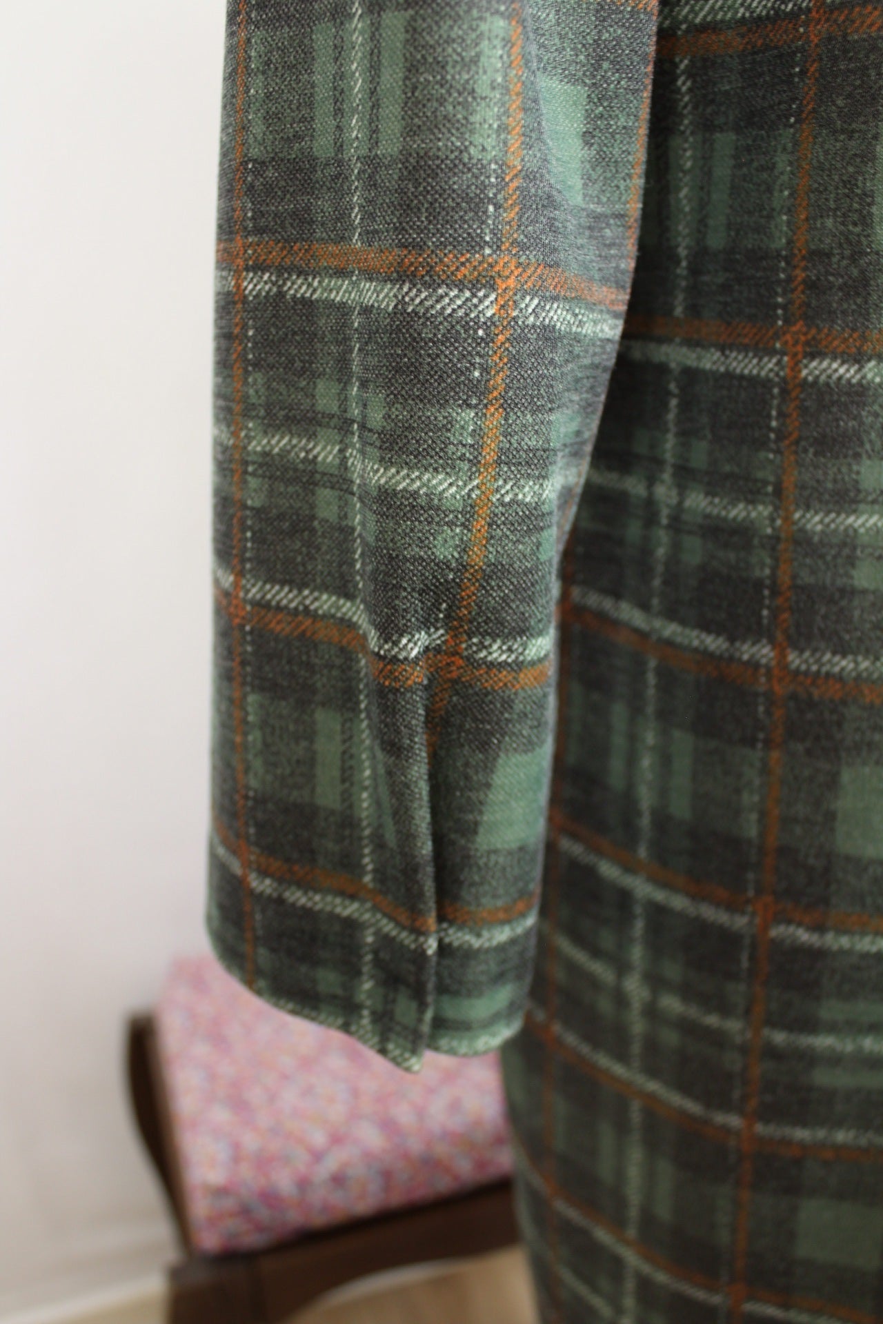 🌸🍒Robe vintage 70/80's Marcelle Griffon à carreaux & col lavallière - Taille 40/42🍒🌸