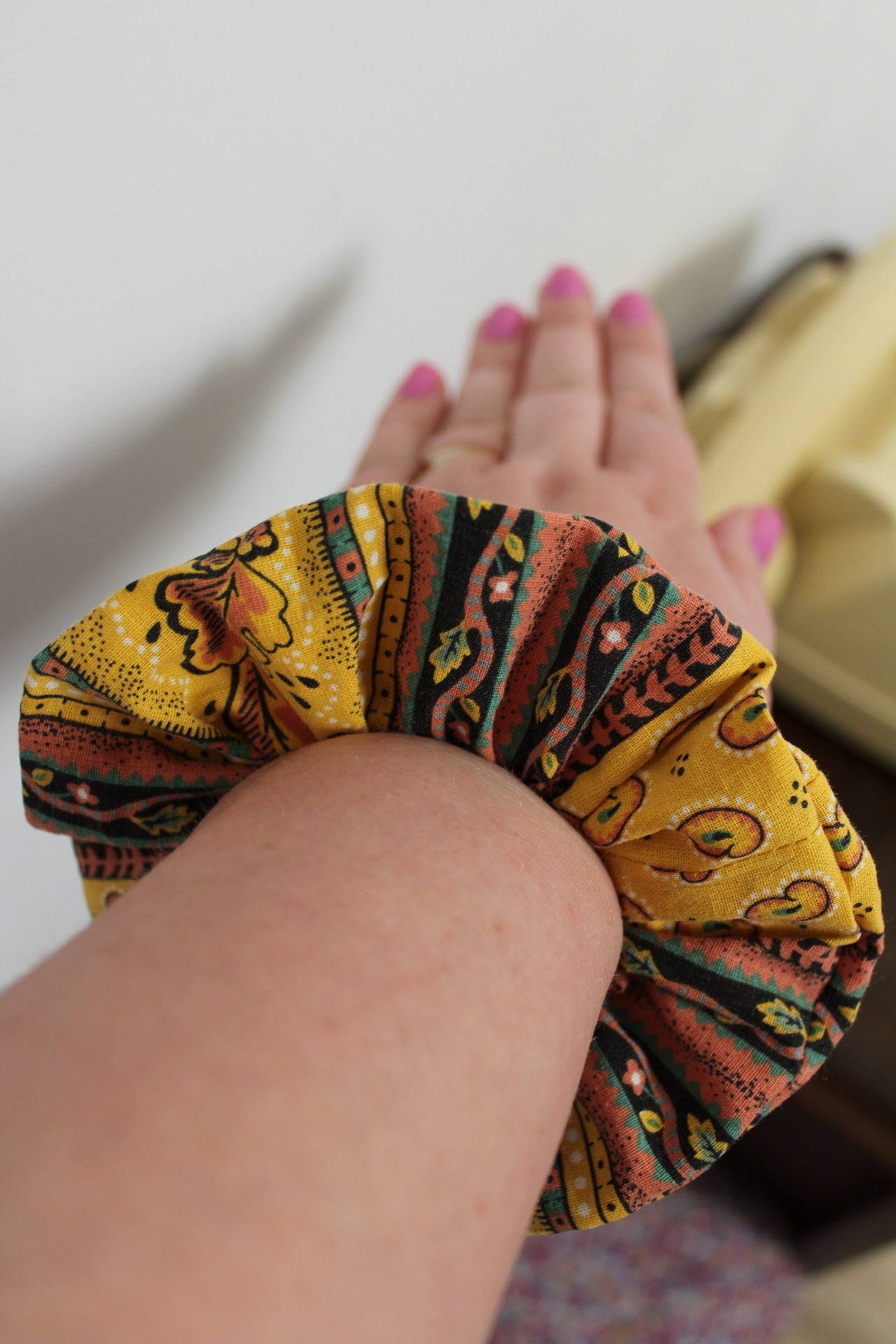 🎀Chouchou vintage 70/80s paisley & fleurs folk🎀