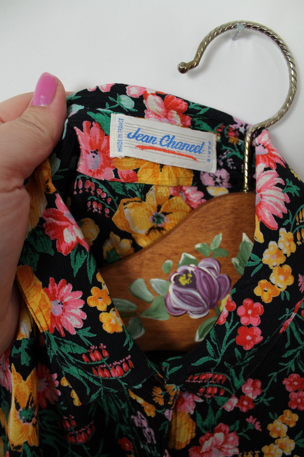 🌸🍒Chemise manches courtes vintage 90's style prairie ultra fleurie - Taille 40/42🍒🌸