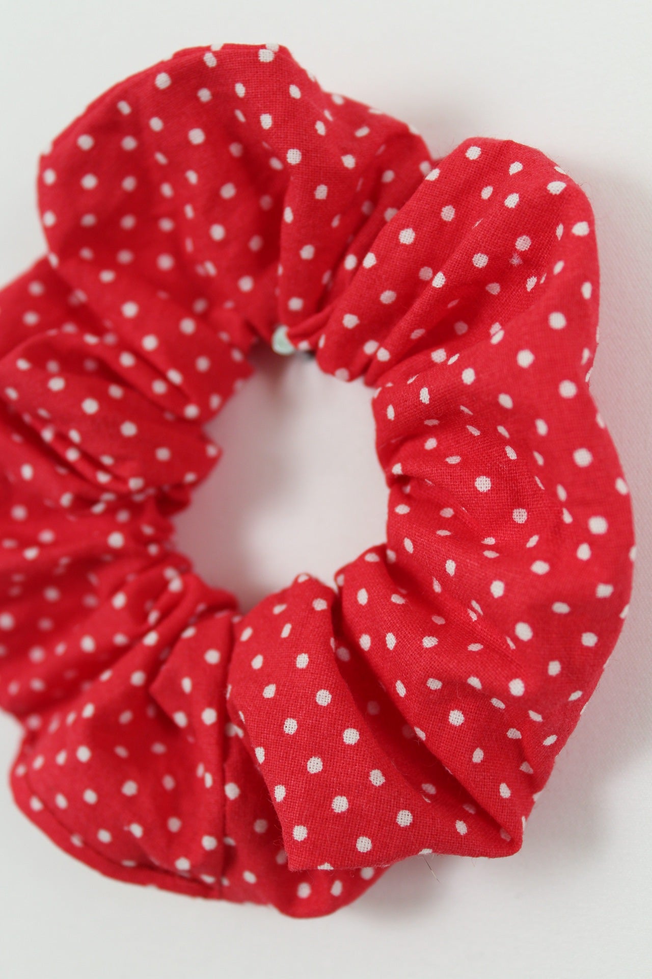 🎀Chouchou rouge à pois blancs pin-up/rockabilly🎀