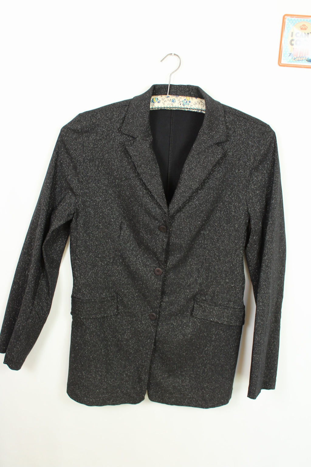 ✨Blazer noir pailleté - N.Y by MLD - made in France chic fêtes✨