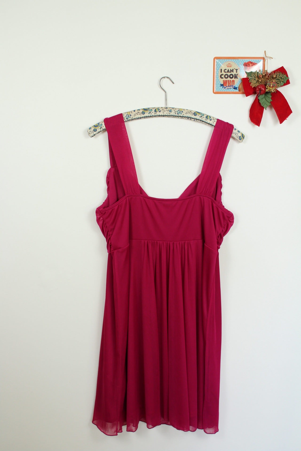 ✨Robe fuchsia Bodyflirt en voile doublé et strass - fêtes & soirées✨