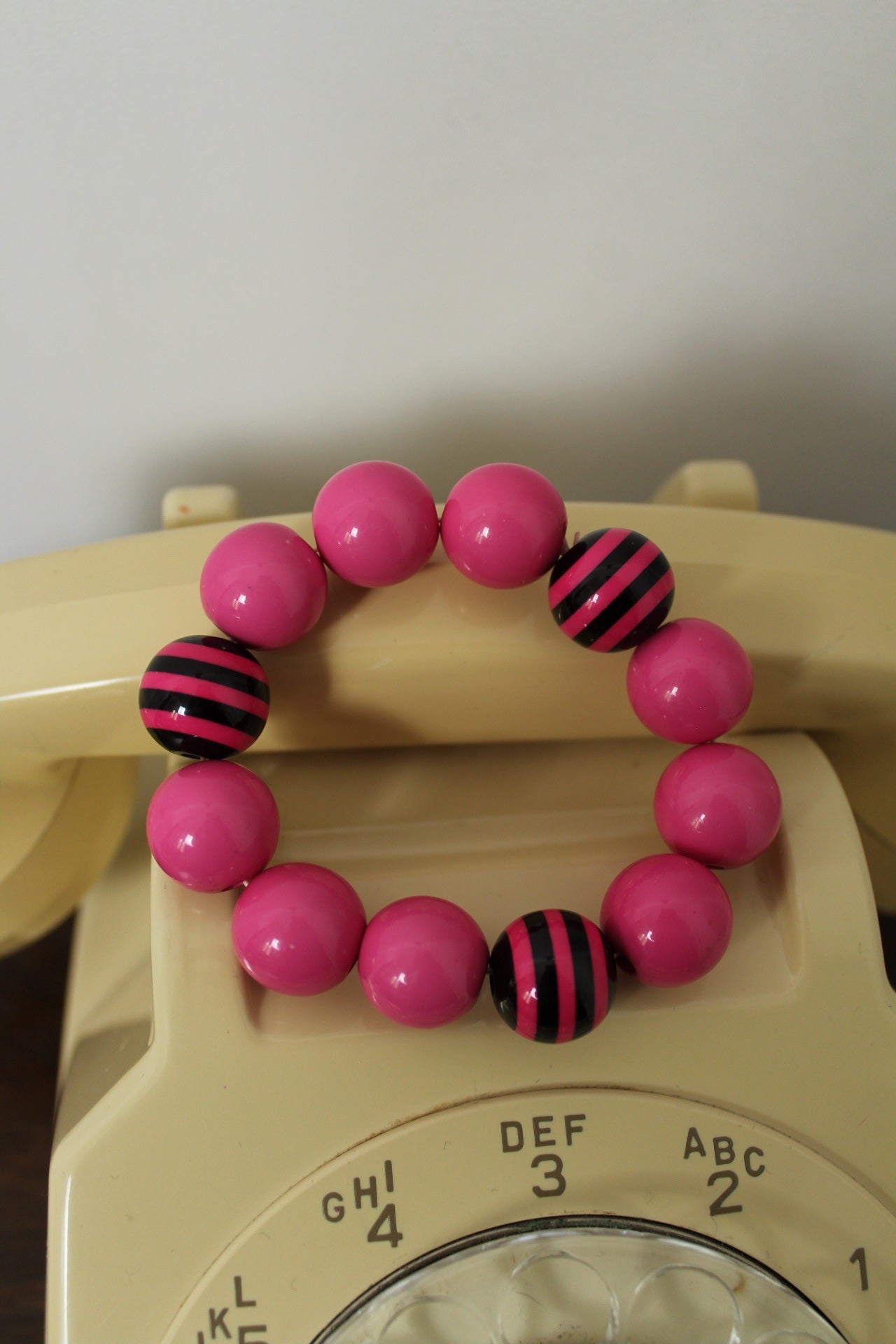 🌸🍒Bracelet rose pep's vintage 90s/2000s🍒🌸