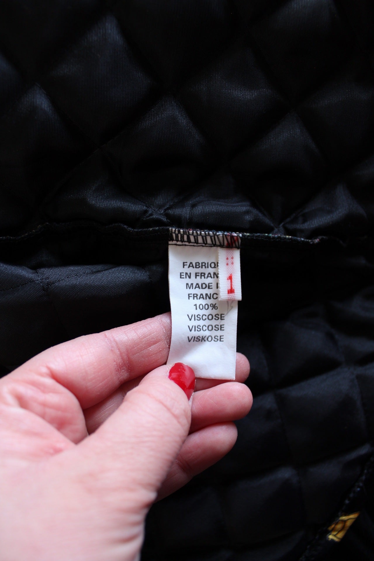 🌸Veste vintage 80's matelassée Ralph Luigi - style baroque, satinée et chic🍒